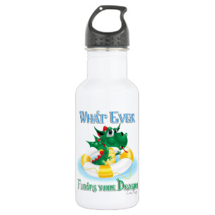 Funny Whatever Floats Your Dragon 532 Ml Water Bottle