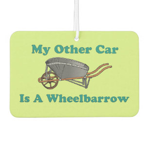Funny Wheelbarrow Car Air Freshener