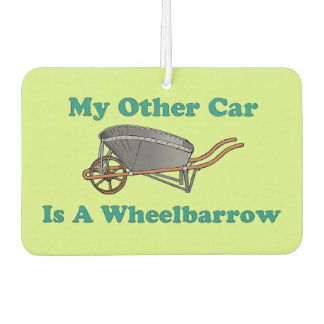 Funny Wheelbarrow Car Air Freshener