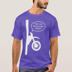 Funny Wheelie Dirt Bike Motocross racing T-Shirt