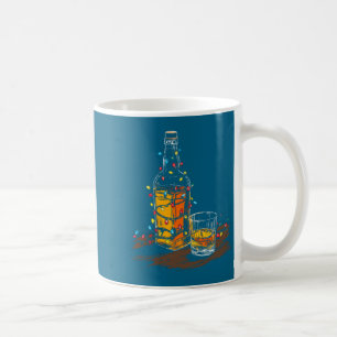 Funny Whiskey Christmas Graphics Lights Lover Long Coffee Mug