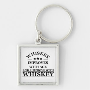 funny whiskey quote key ring