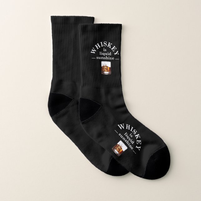 funny whiskey slogan socks (Pair)