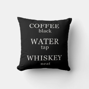 Funny whisky quotes humour whiskey sayings cushion