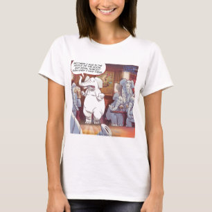 Funny White Elephant In The Room T-Shirt