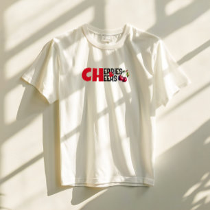 Funny white red cherry vibe slogan mother day T-Sh T-Shirt