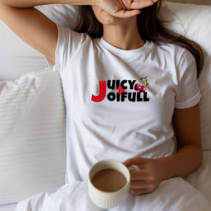 Funny white red cherry vibe slogan mother day Tri-Blend shirt