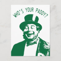 Funny Who's Your Paddy Irish St Patricks Day