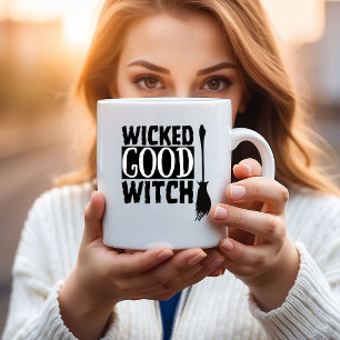 Funny Wicked Good Witch Broom Halloween Coffee Mug