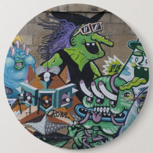 Funny Wicked Green Witch 6 Cm Round Badge