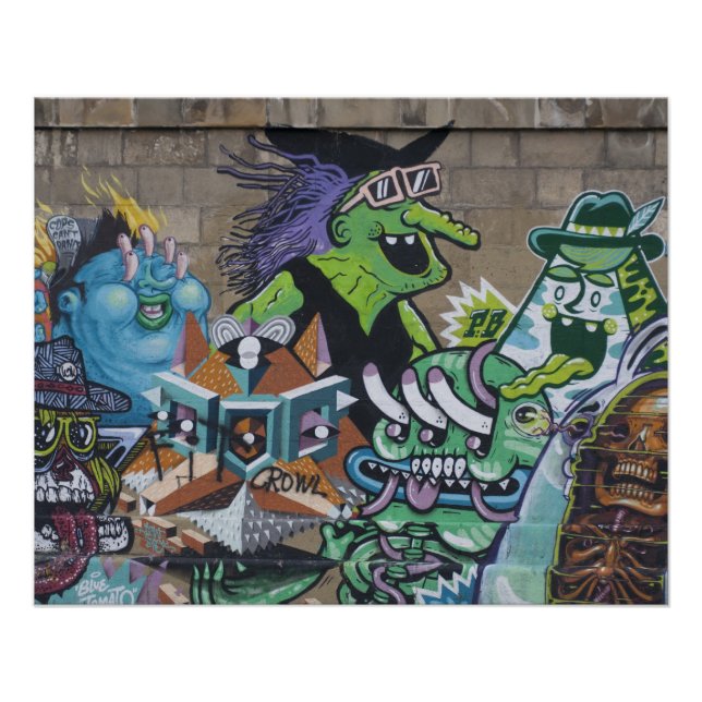 Funny Wicked Green Witch Poster (Front)