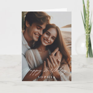 Funny Wife Friend Sister Happy Birthday Photo Card