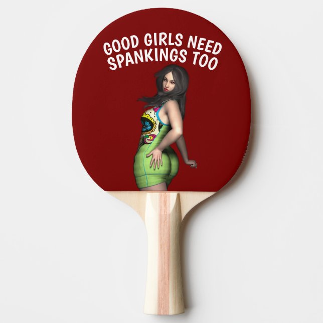 FUNNY WIFE PING PONG PADDLE (Front)