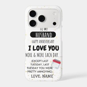 Funny Wife to Husband Humour Message on Anniversar