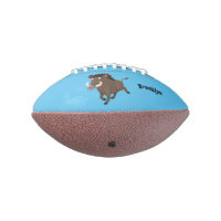 Funny wild boar razorback cartoon illustration 
