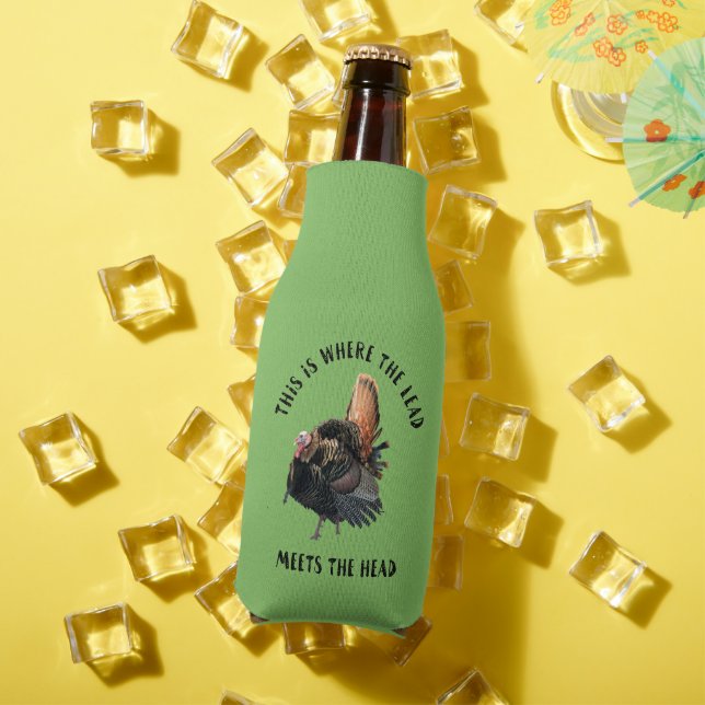 Funny Wild Turkey Hunting  Quote Beer Cooler (In Situ Summer)