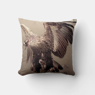 Funny Wildlife Bird Patriotic American Eagle Cushion