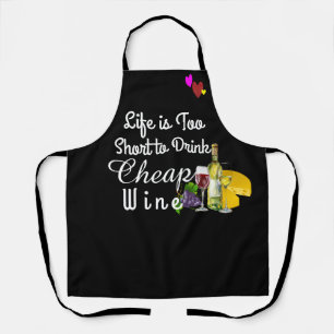 Funny Wine Apron - Wine Lovers Gift For Mum