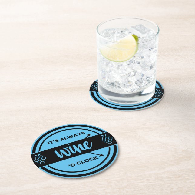 Funny Wine, Beer, bar, party coasters (Insitu)