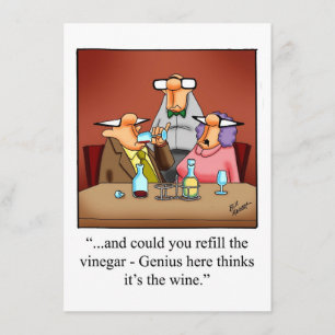 Funny Wine & Dinner Party Invitations