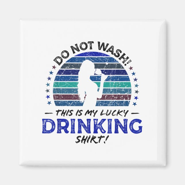 Funny Wine Drinking Woman Winery Quote, Retro Cute Magnet (Front)