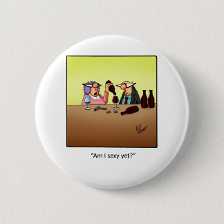 Funny Wine Gift! 6 Cm Round Badge