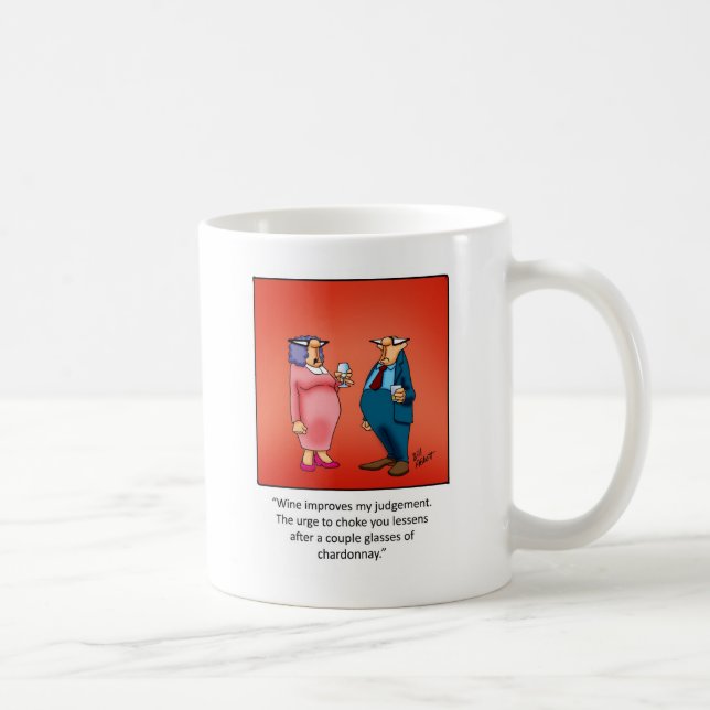 Funny Wine Gift! Coffee Mug (Right)