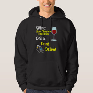 Funny Wine High Gas Price Fuel Cost Inflation Cos Hoodie