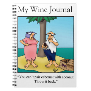 Funny Wine Humour Journal Gift