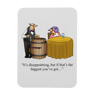 Funny Wine Humour Magnet Gift