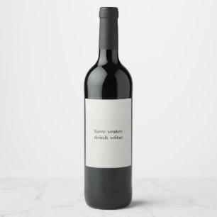 Funny wine label