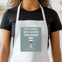 Funny Wine Poem - Wine is Red Poetry is Hard