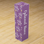 Funny Wine Quote - I tried running - kept spilling Wine Box<br><div class="desc">A little drinking humour that you can pass on to your wine loving girlfriends. Make them laugh with this humourous gag gift or white elephant. I tried running,  but I kept spilling my wine.</div>