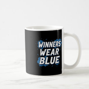 Funny Winners Wear Blue Spirit Wear Team Game Colo Coffee Mug