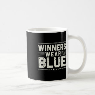 Funny Winners Wear Blue Spirit Wear Team Game Colo Coffee Mug