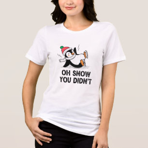 Funny Winter Penguin Christmas Shirt