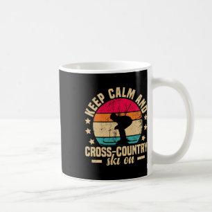Funny Winter Sport Snow Cross-country Skiing Appea Coffee Mug
