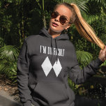 Funny Winter Sports Skiing Mum Birthday Gag Hoodie<br><div class="desc">I'm Difficult Skiing gag for the avid skier. Perfect for any time of the year. Double Diamond design that skiers and snowboarders would love. Whether you're hitting the slopes or just hanging out,  let the world know you love your hobby and passion</div>