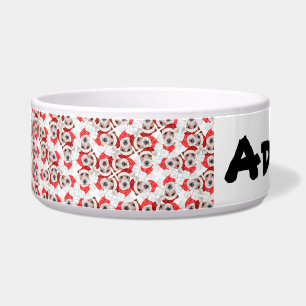 Funny Wire Fox Terrier Name Christmas Pattern