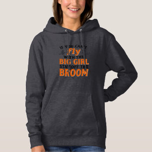 Funny Witch Broom Big Girl Halloween Shirt Design_