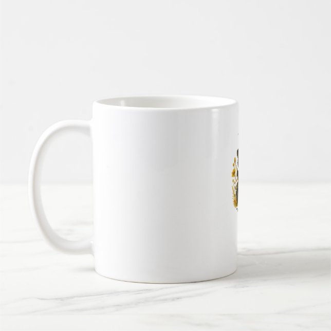 Funny Witch Cat – I’m Just Here to Stir the Pot –  Coffee Mug (Left)