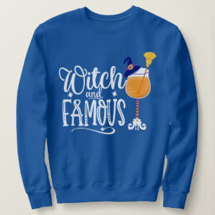 Funny Witch Halloween Hoodie, Trendy Hipster Sweatshirt