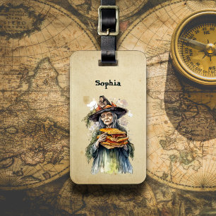 Funny Witch Luggage Tag