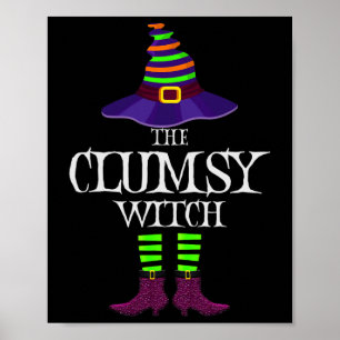Funny Witch Magic Of Halloween Matching Group Desi Poster