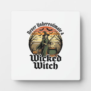 Funny Witch Shirt Vintage Engraving Halloween Desi Plaque