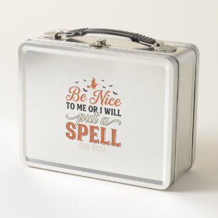 Funny Witch Spell Quote Halloween Vector Design_1 Metal Lunch Box