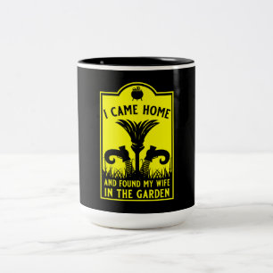 Funny Witch Wife Two-Tone Coffee Mug