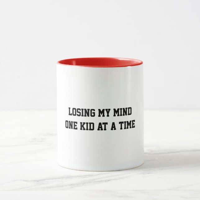 Funny Witty Clever Minimalist Coffee Mug (Center)