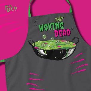 Funny Woking Dead Zombie Chef Pun Apron