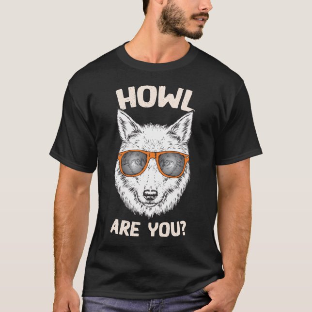 Funny Wolf Pun Forest Animal Wolf Lover T-Shirt (Front)